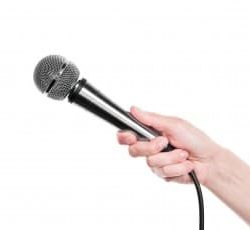 Mikrophon Moderation